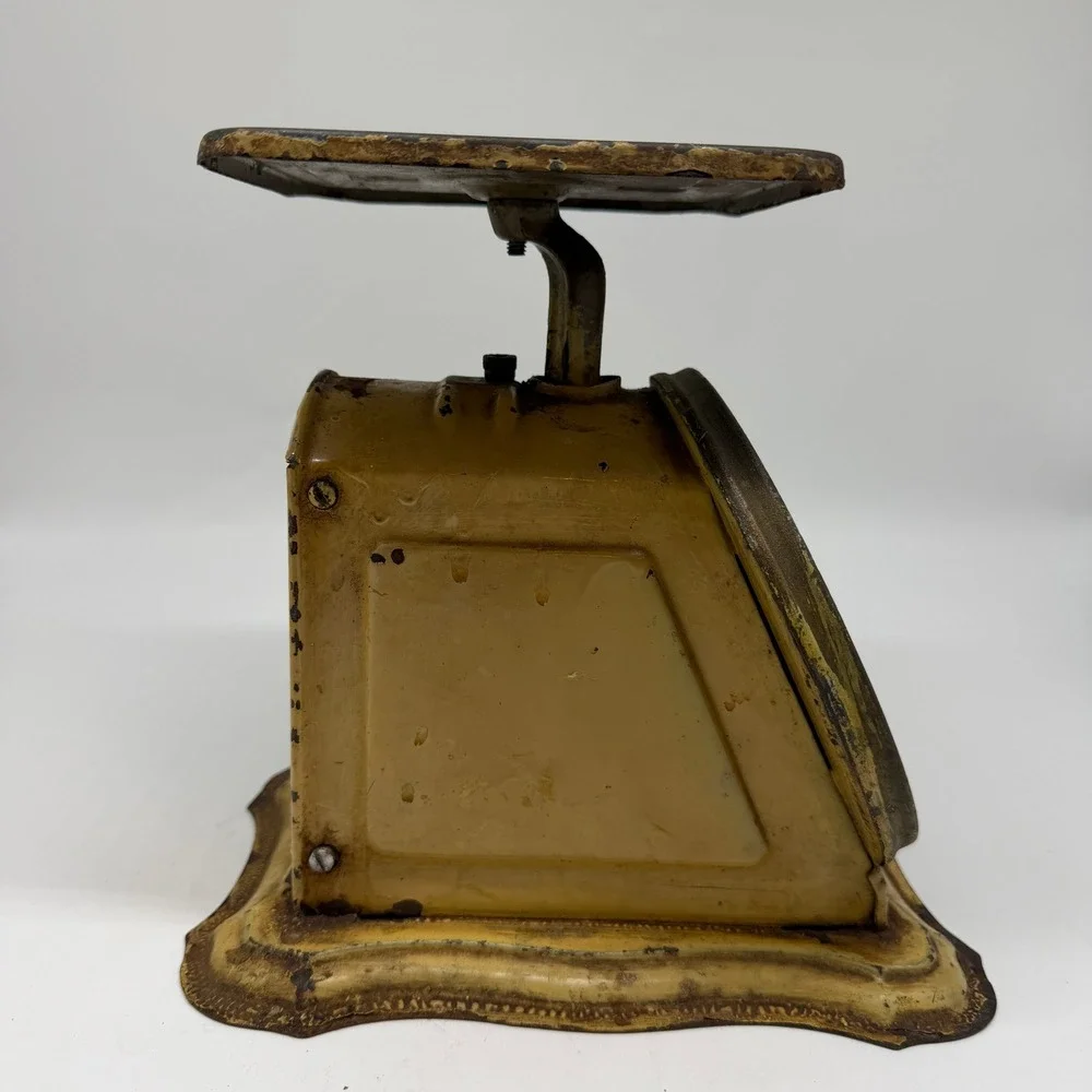 ⚖️ Antique‎ Landers Frary Clark Columbia Family Scale 1907 Patent Kitchen USA